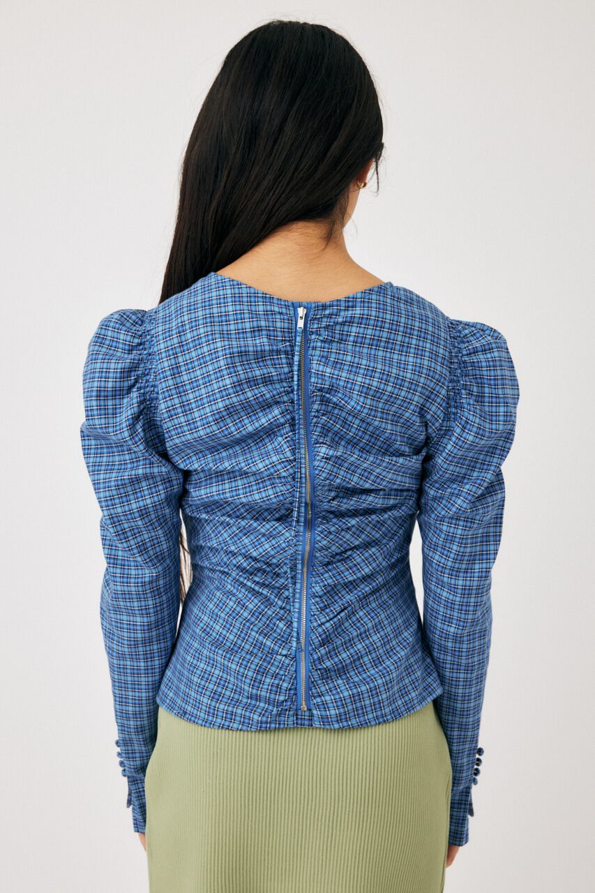 MOUSSY「PUFF SLEEVE GATHER ブラウス」|シャツ・ブラウス|