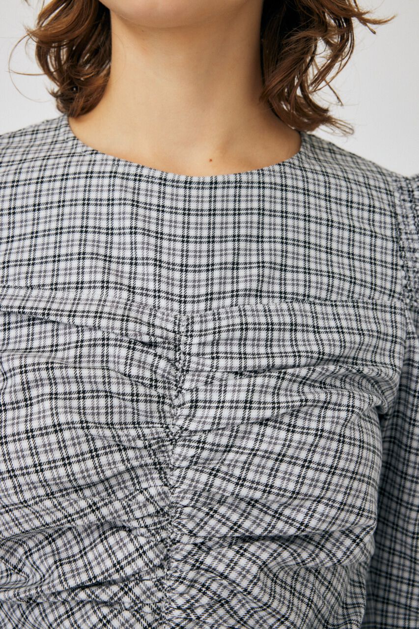 MOUSSY「PUFF SLEEVE GATHER ブラウス」|シャツ・ブラウス|