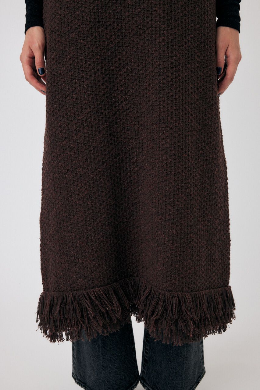 MOUSSY「FRINGE KNIT ドレス」|ワンピース|