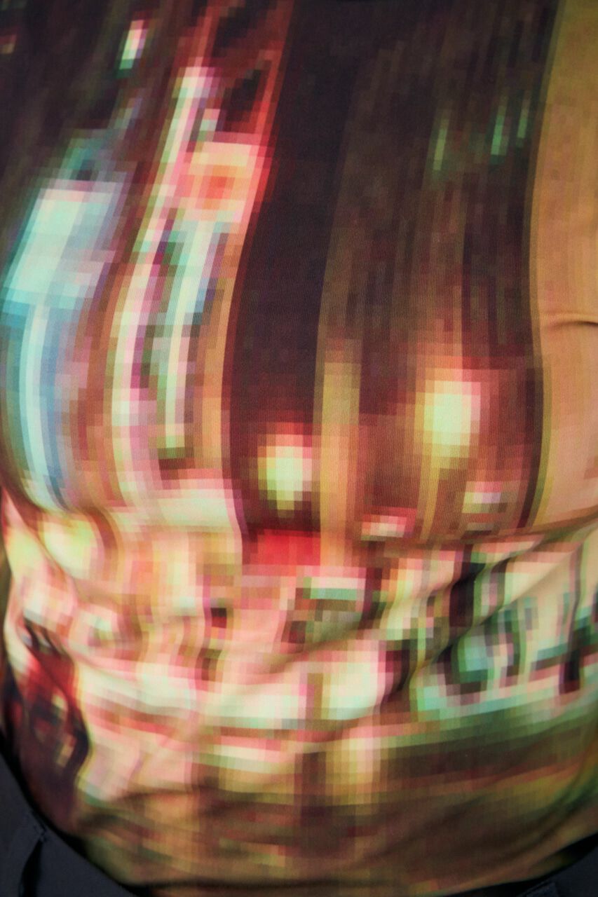 MOUSSY「CITY LIGHTS PIXEL LS Tシャツ」|Tシャツ・カットソー|