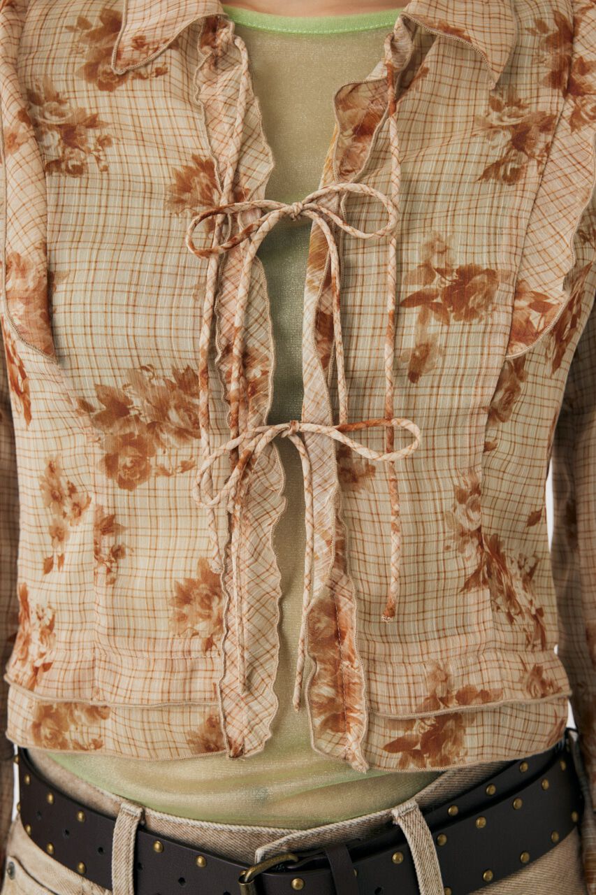 MOUSSY「CHIFFON MELLOW ブラウス」|シャツ・ブラウス|