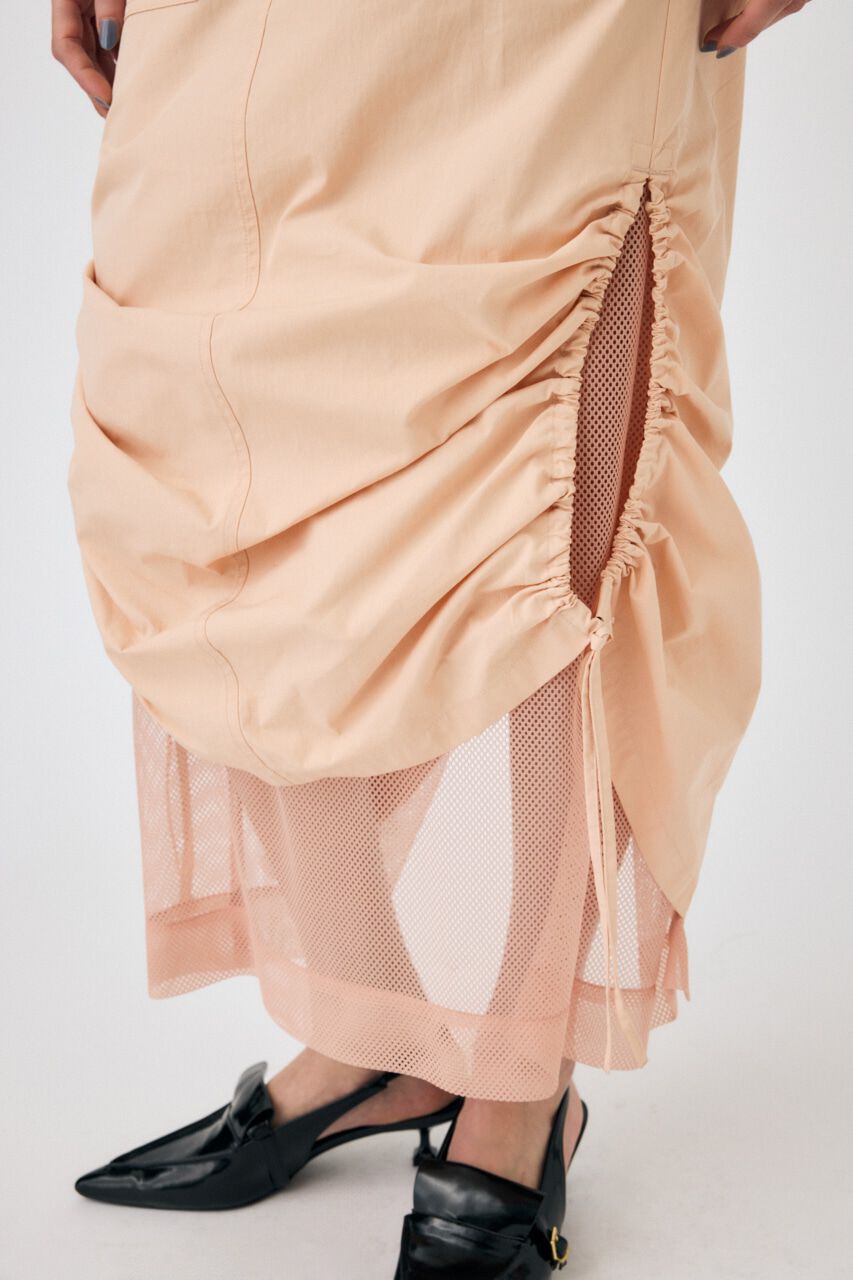 MOUSSY「MESH LAYERED CARGO スカート」|スカート|