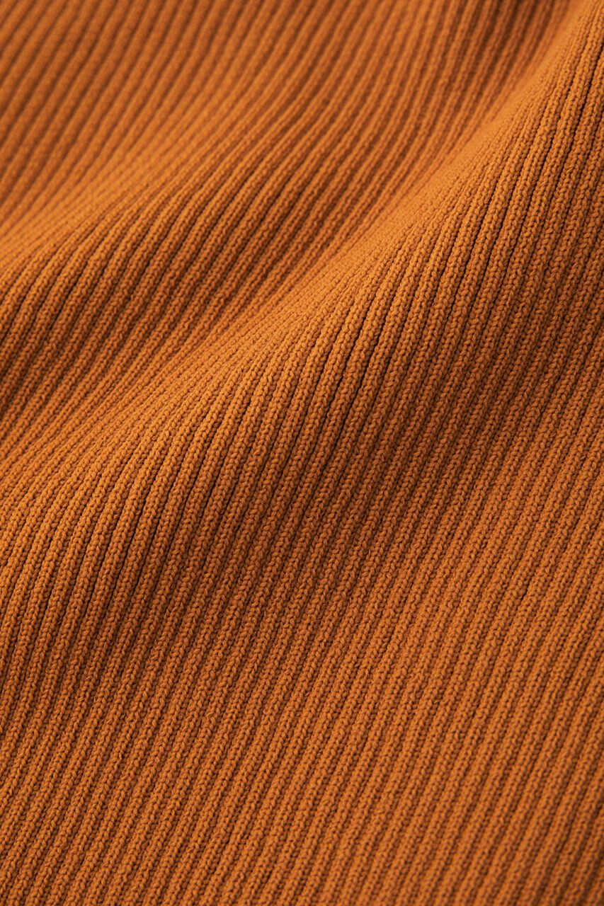 MOUSSY「ﾘｻｲｸﾙﾎﾟﾘｴｽﾃﾙ使用 経年劣化の少ないﾘﾌﾞﾆｯﾄ ｼﾝﾌﾟ  」|ニット・セーター|