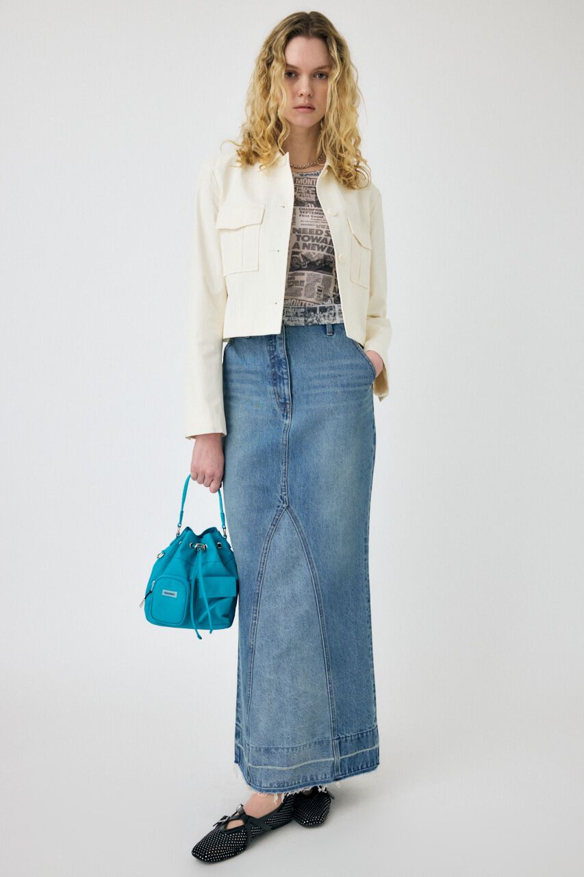 MOUSSY「MERMAID DENIM LONG SKIRT」|スカート|