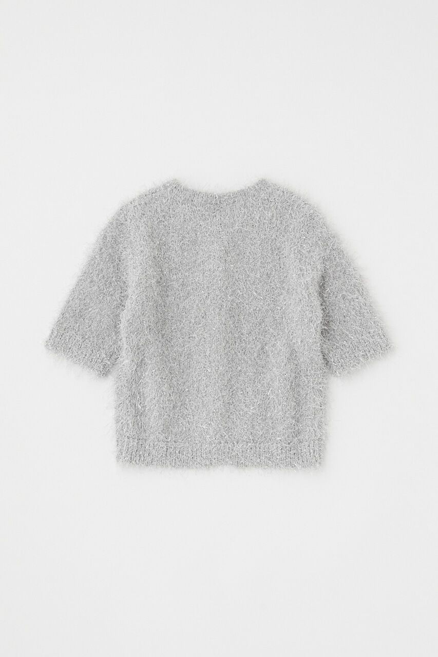 MOUSSY「SHAGGY GLITTER KNIT カーディガン」|カーディガン|