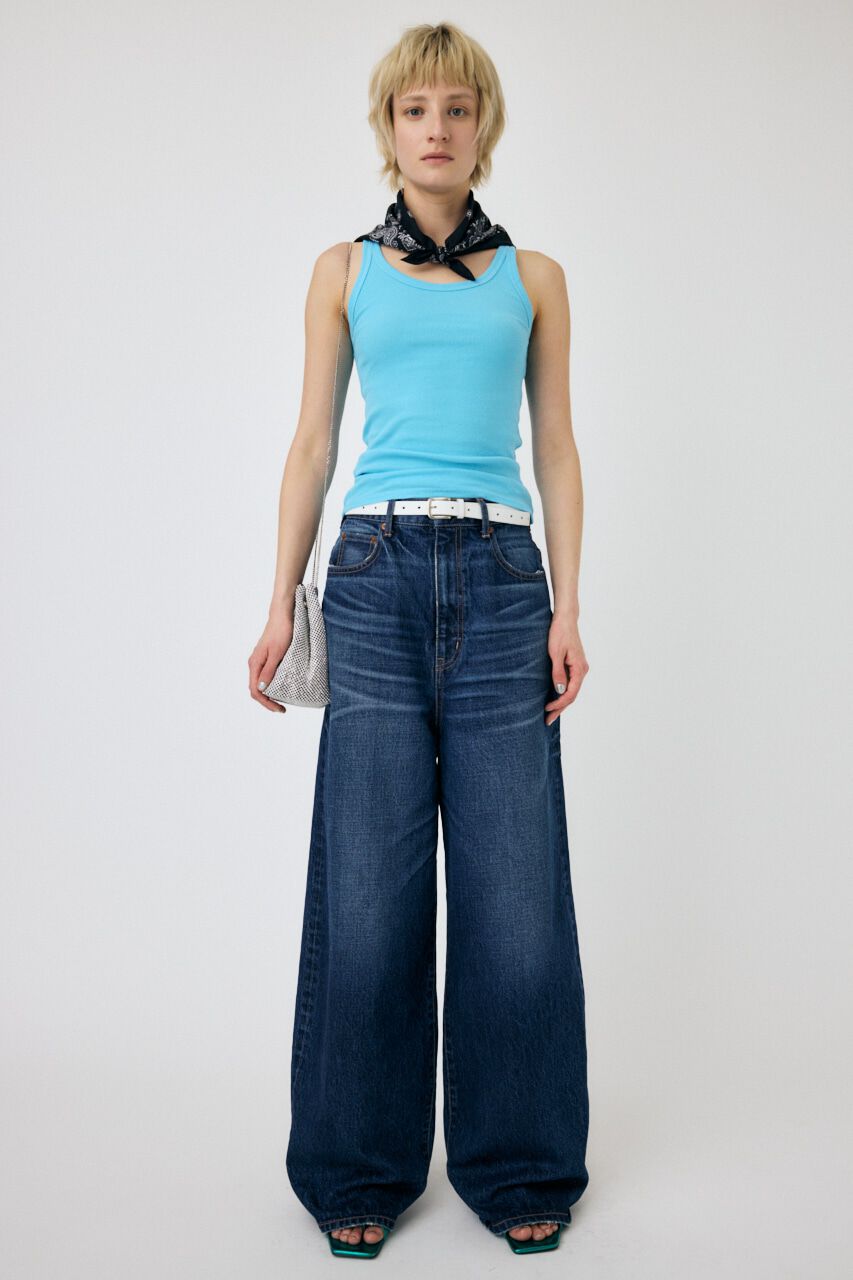 MOUSSY「BASIC RIB タンク」|タンクトップ|