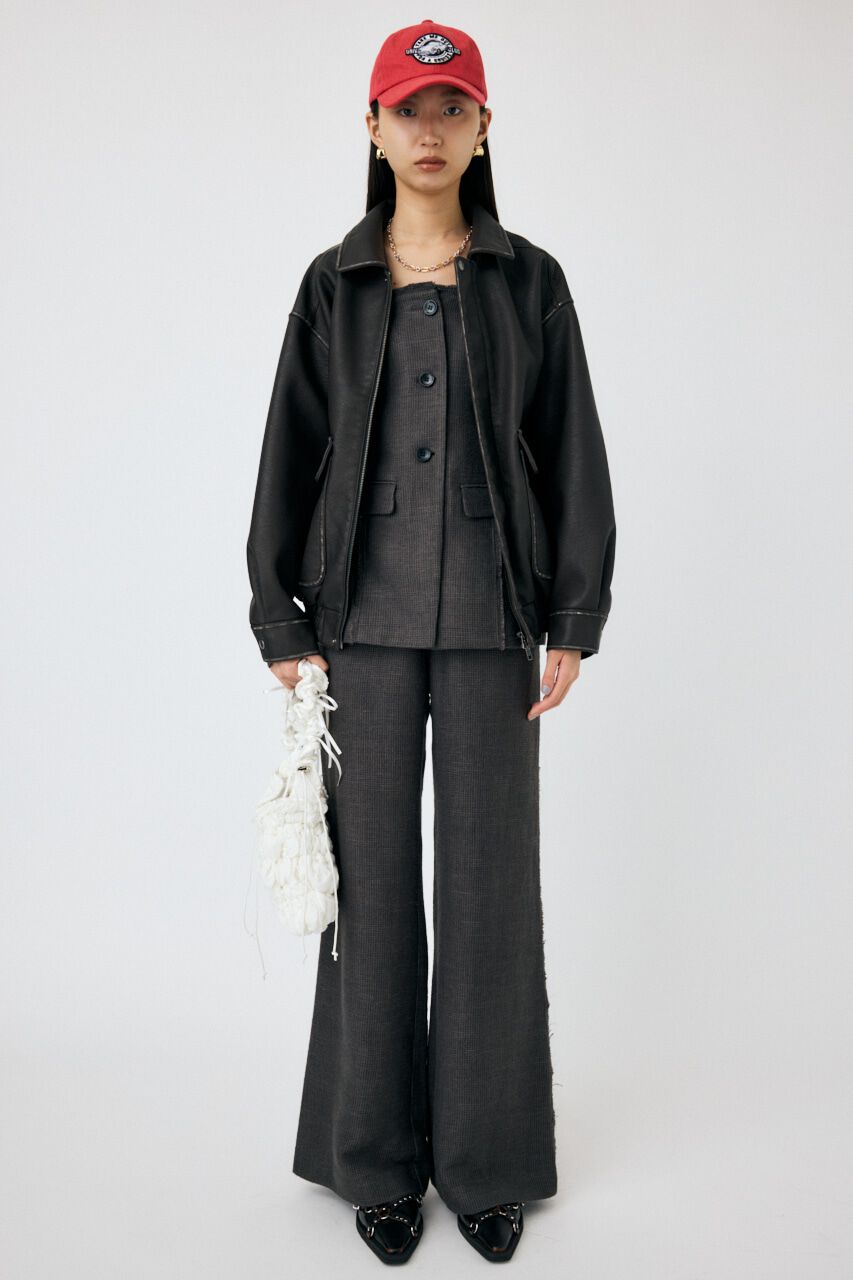 MOUSSY「F/LEATHER A-2 フライトジャケット」|その他|