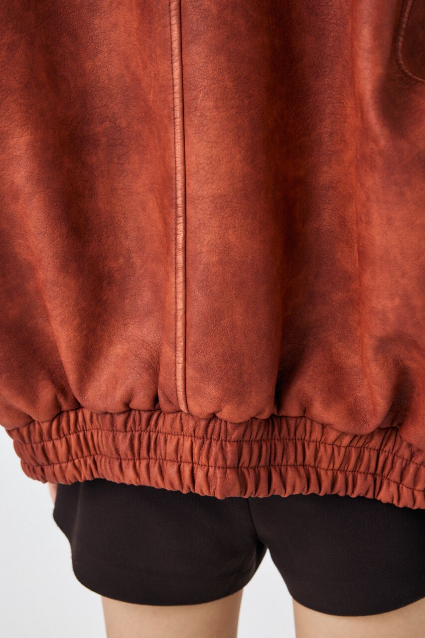 MOUSSY「F/LEATHER A-2 フライトジャケット」|その他|