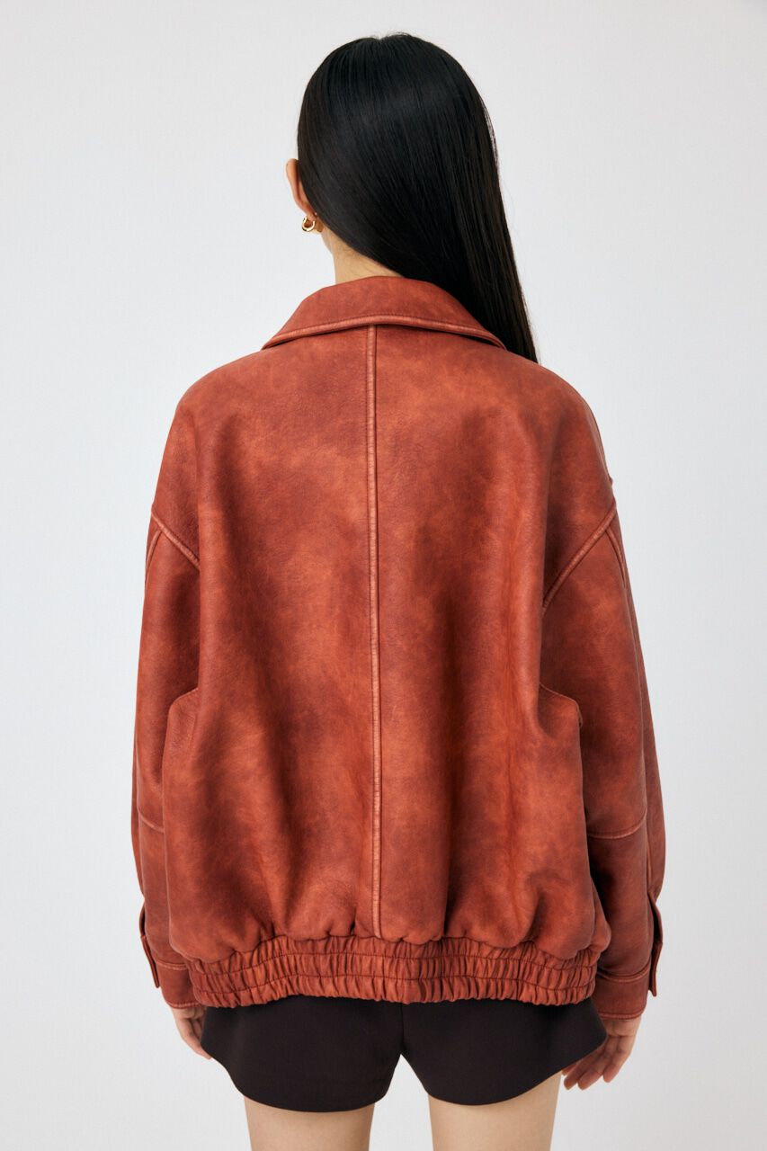 MOUSSY「F/LEATHER A-2 フライトジャケット」|その他|