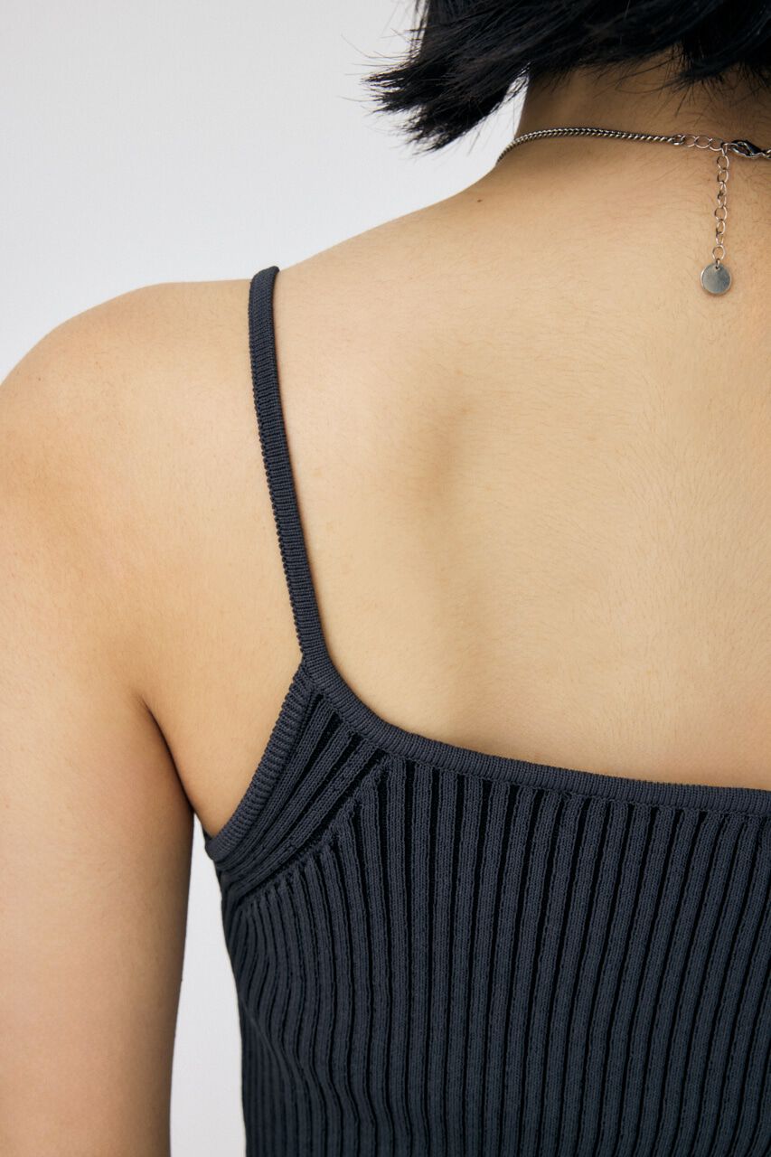 MOUSSY「RIB KNIT カーディガン&キャミ」|ニット・セーター|