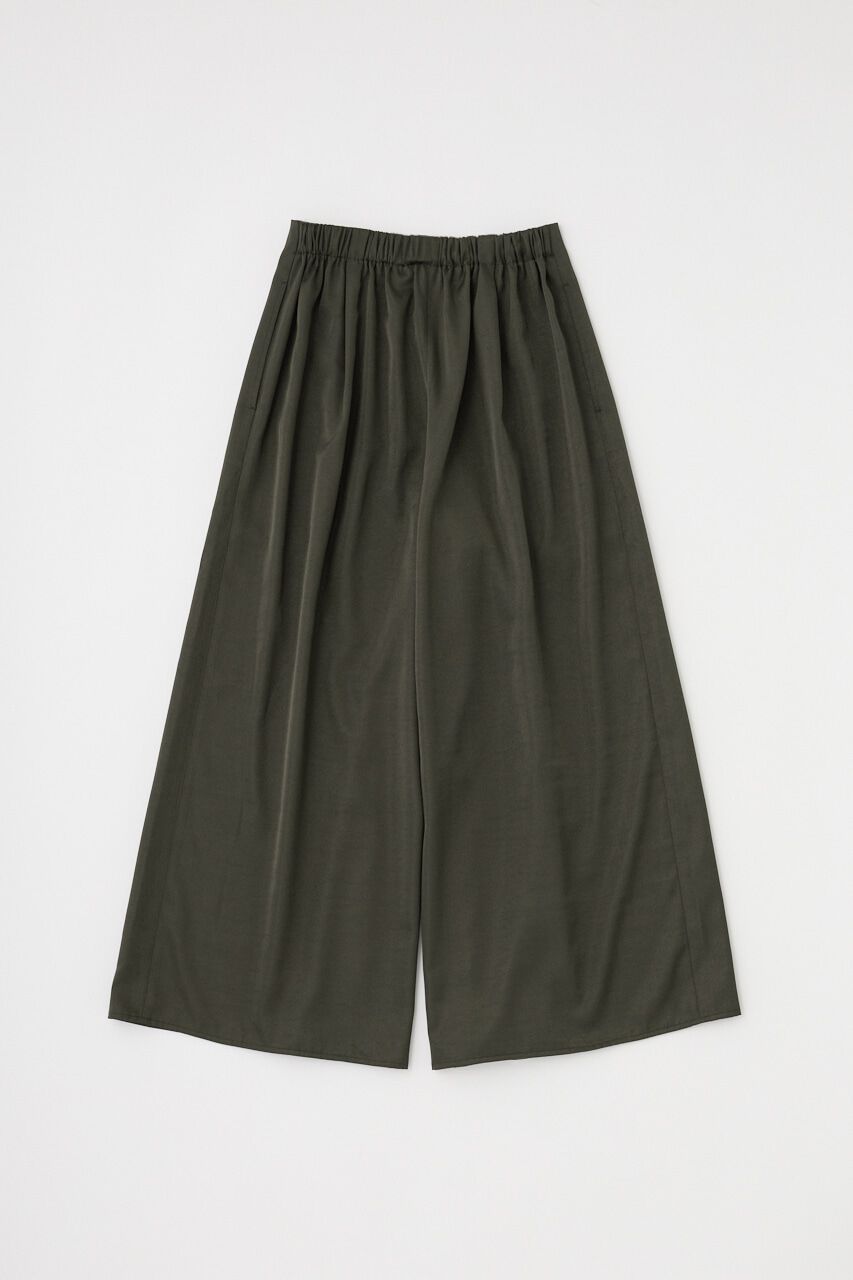 MOUSSY「リサイクルポリエステル使用　フレア分量たっぷりのサテンパンツ」|その他|