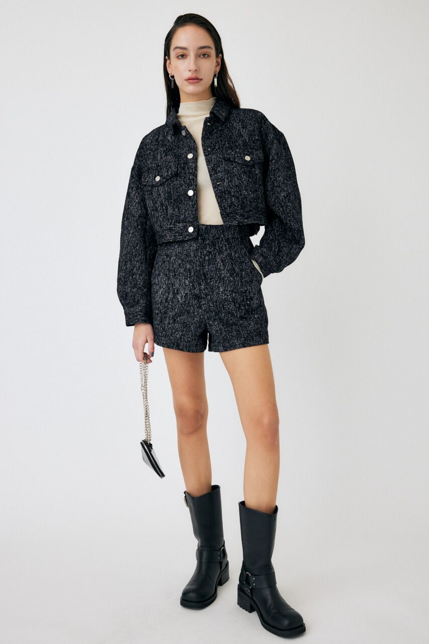 MOUSSY「HW TWEEDY SHORTS」|デニム|