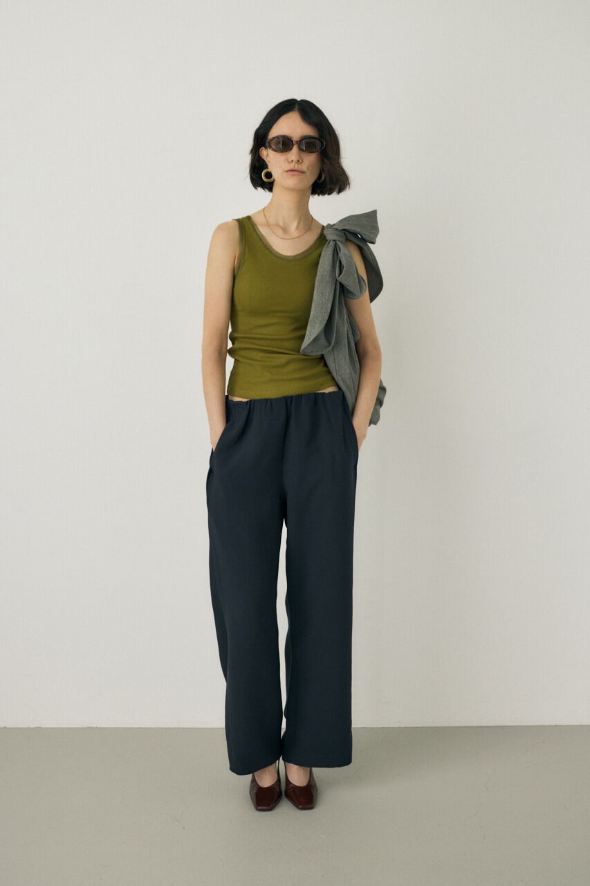 MOUSSY「2WAYﾀﾝｸﾄｯﾌﾟ ｵｰｶﾞﾆｯｸｺｯﾄﾝ&times;ﾘｻｲｸﾙﾎﾟﾘｴｽﾃﾙﾁ」|タンクトップ|