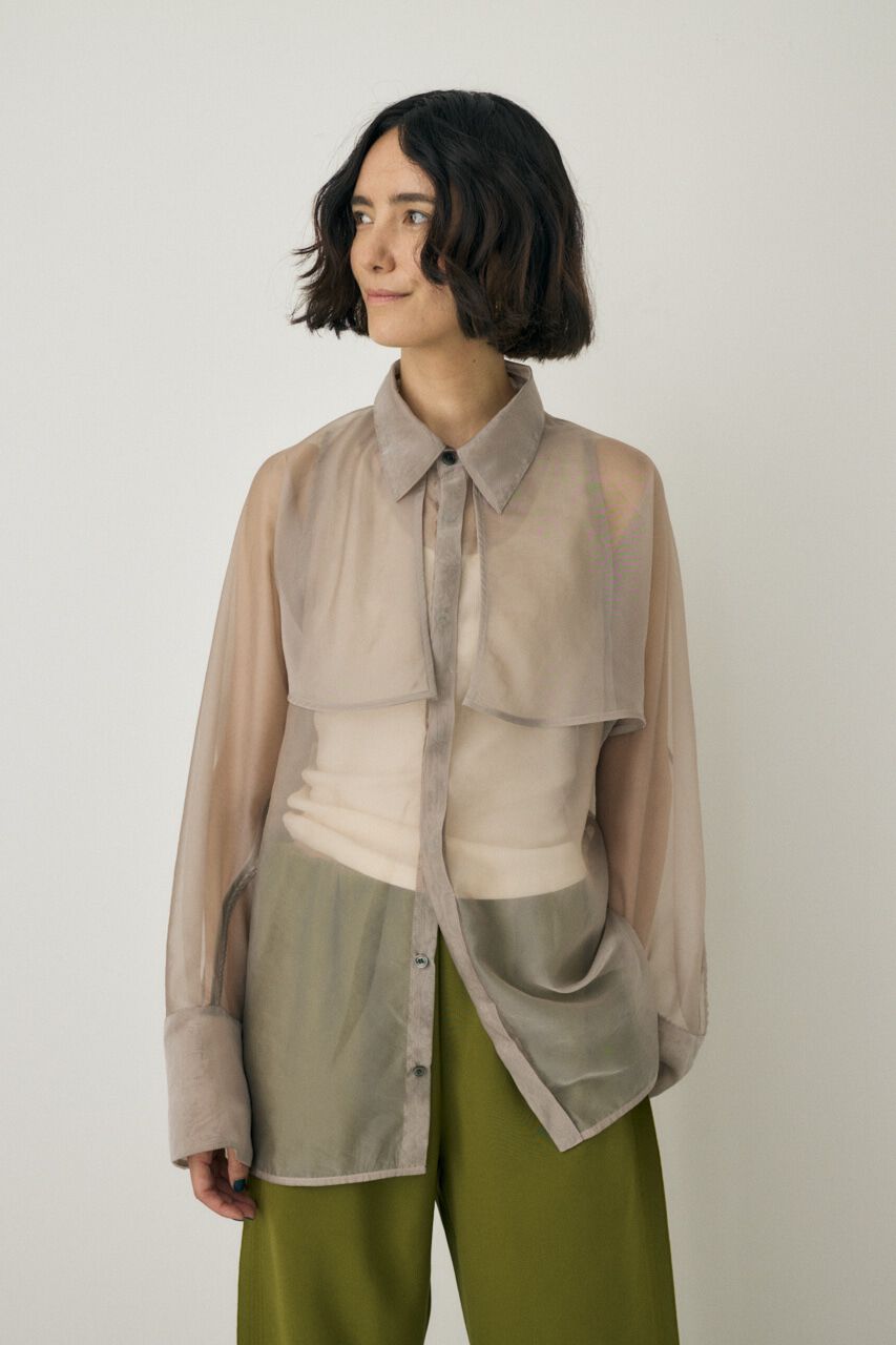 MOUSSY「2WAYﾀﾝｸﾄｯﾌﾟ ｵｰｶﾞﾆｯｸｺｯﾄﾝ&times;ﾘｻｲｸﾙﾎﾟﾘｴｽﾃﾙﾁ」|タンクトップ|