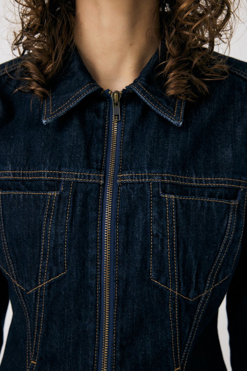 MOUSSY「WAIST TUCK デニムシャツ」|シャツ・ブラウス|