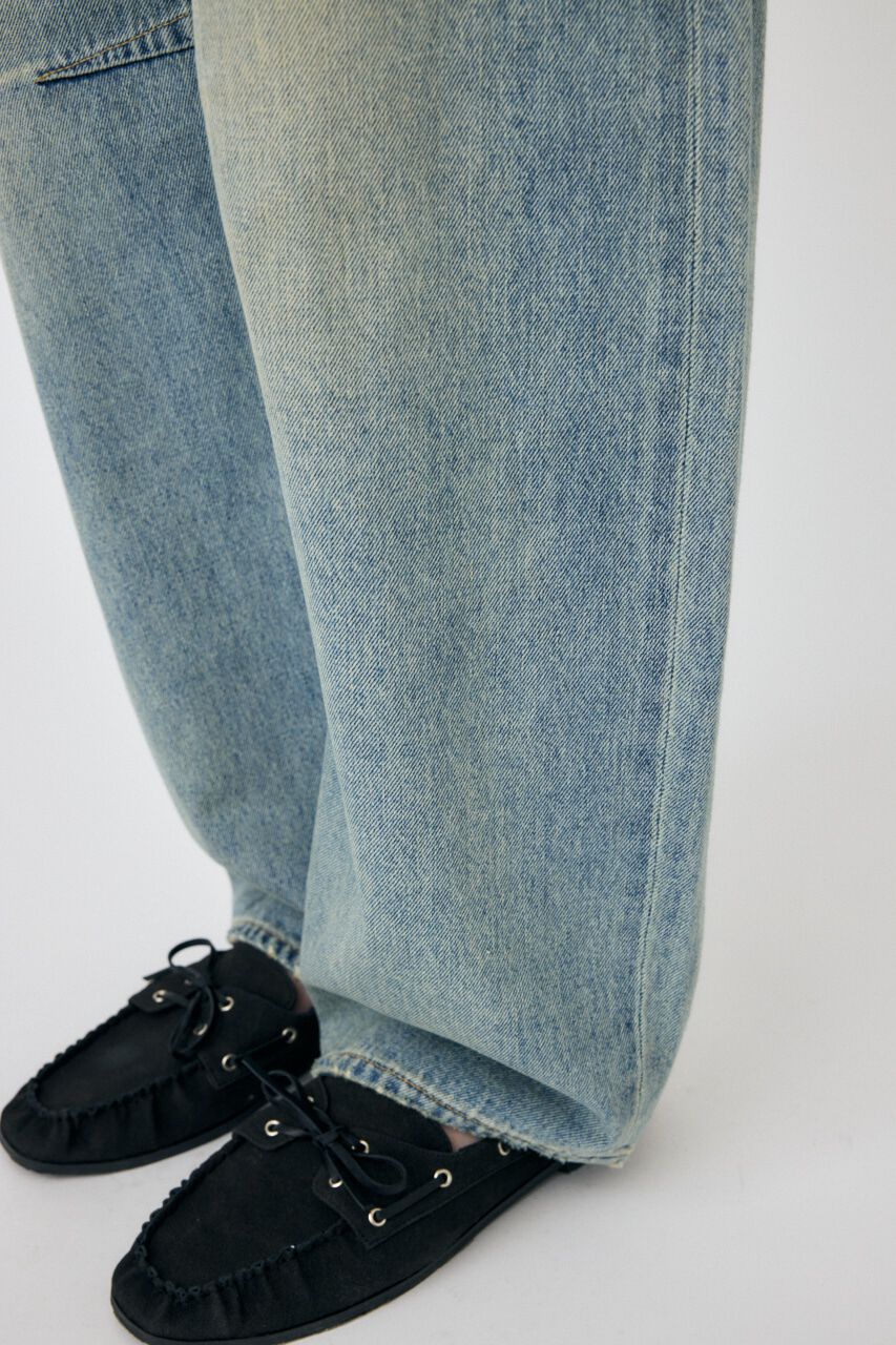 MOUSSY「DROP WAIST CURVE ストレート」|デニム|