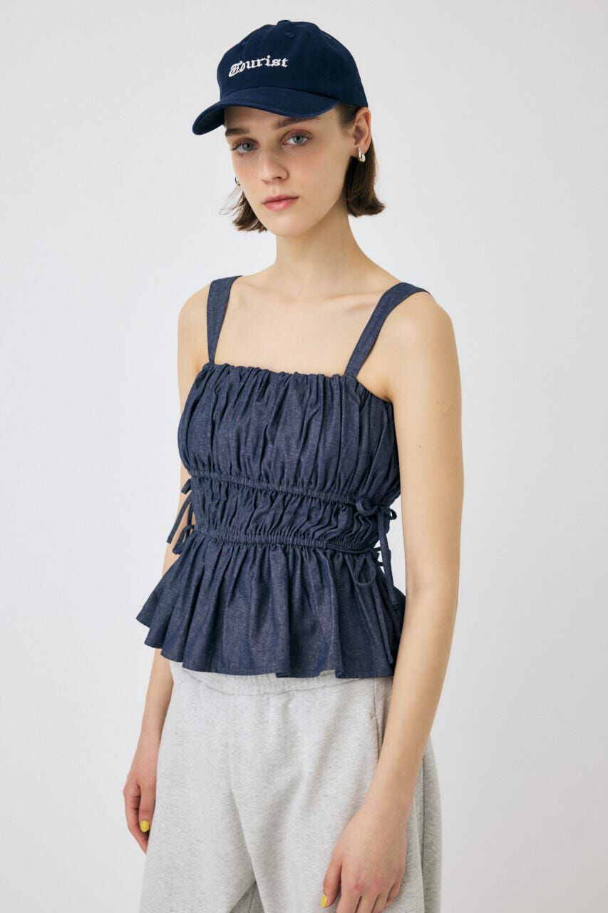 MOUSSY「DENIM LIKE GABBY キャミ」|キャミソール|