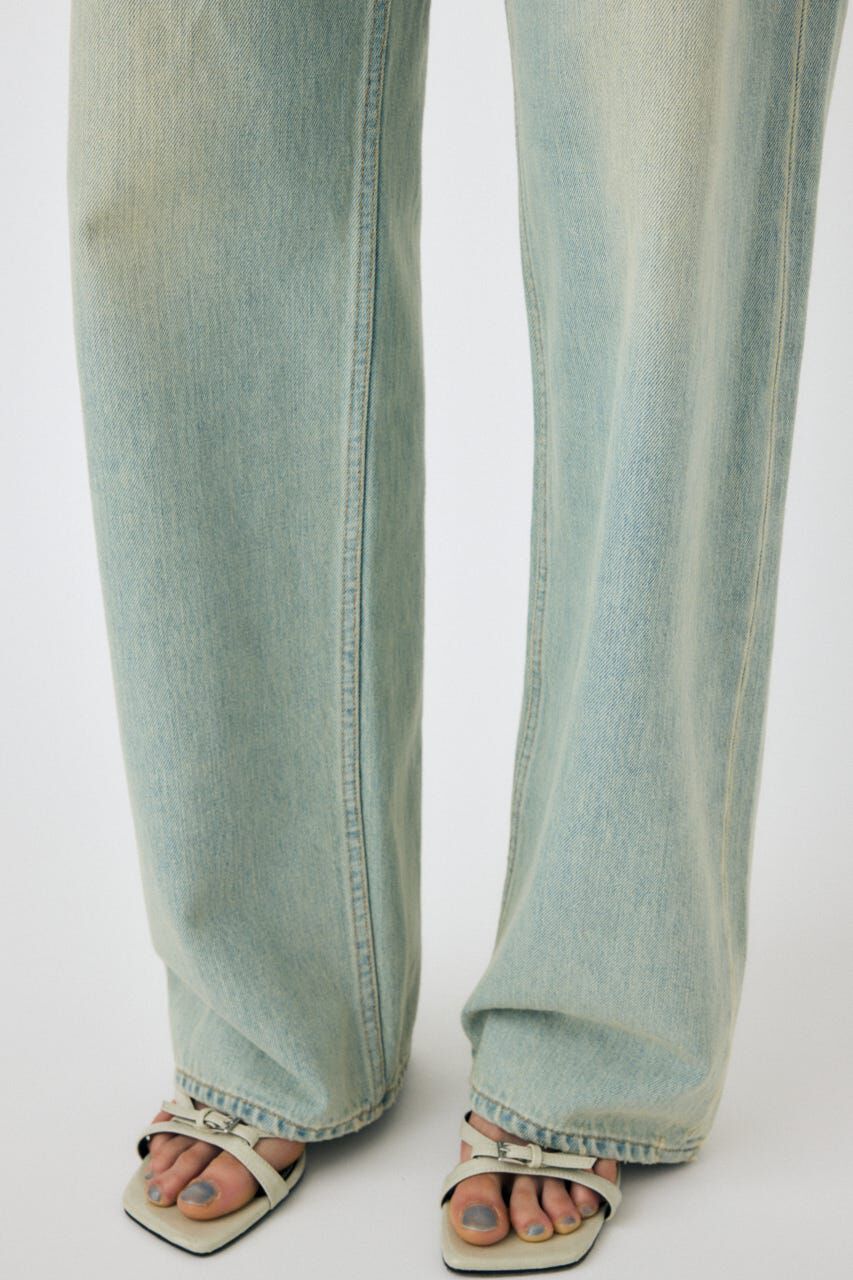 MOUSSY「BOXER LAYERED STRAIGHT デニム」|デニム|