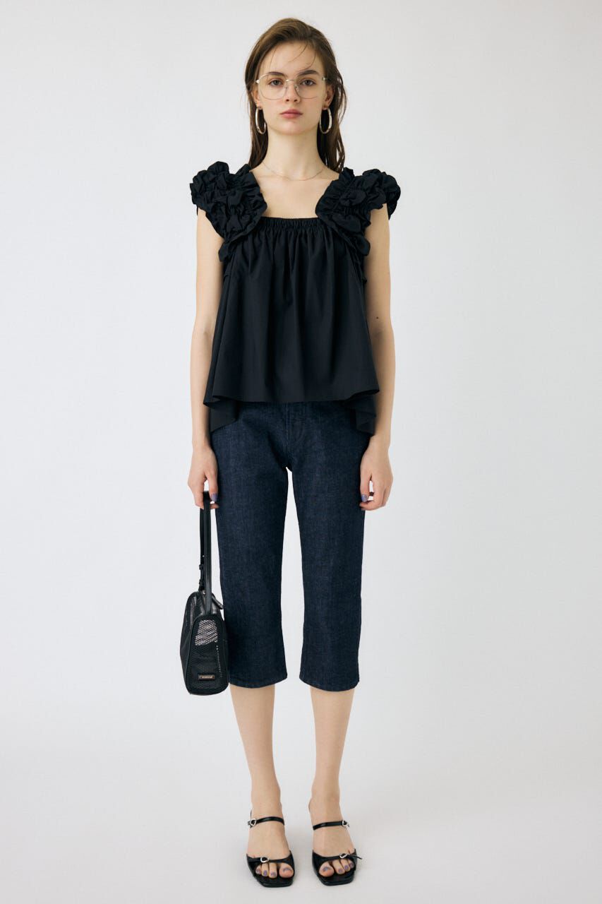 MOUSSY「SHOULDER FRILLS トップス」|その他|