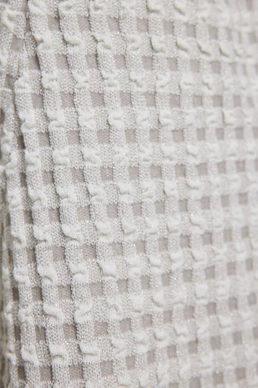 rienda「アシンメトリーツイードハーフKnit OP」|ワンピース|