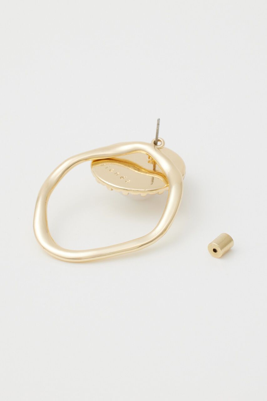 rienda「2WAYビッグフェイクパールピアス」|ピアス|