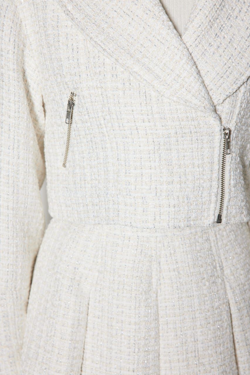 rienda「ツイードショートライダースジャケット」|その他|