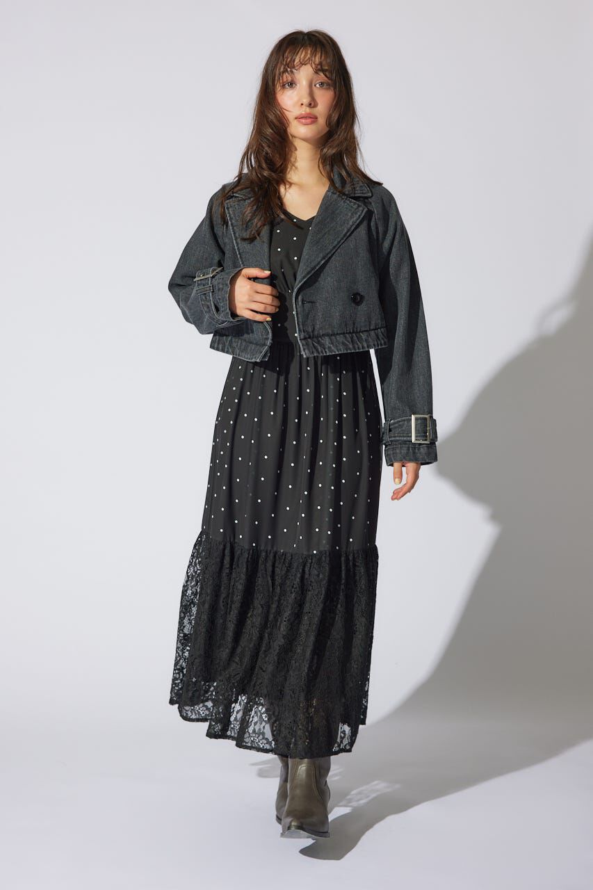 rienda「チュールコンビトレンチコート」|その他|