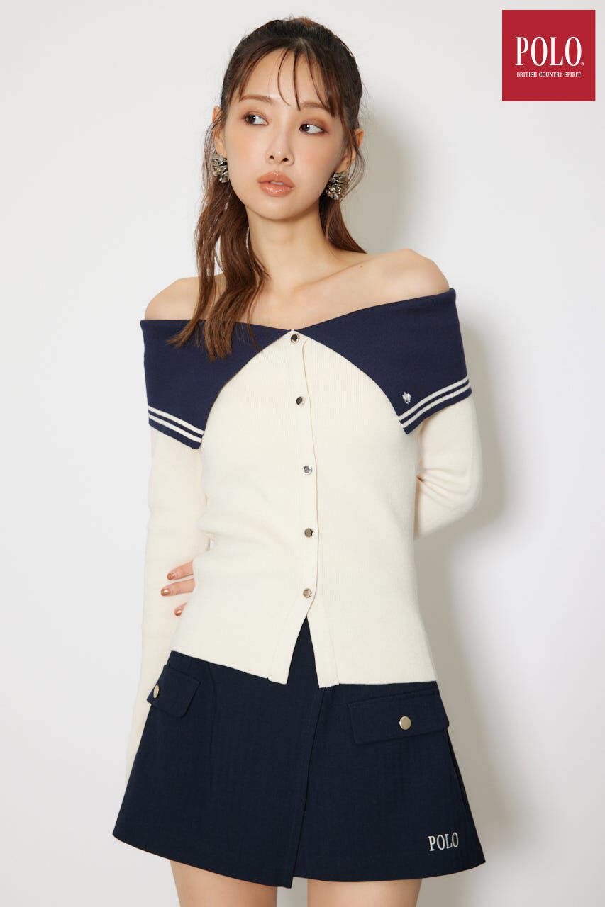 rienda「バイカラーニットトップス」|ニット・セーター|