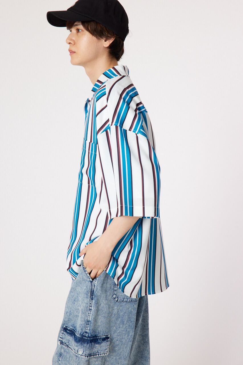 RODEO CROWNS「ランダムストライプシャツ」|シャツ・ブラウス|