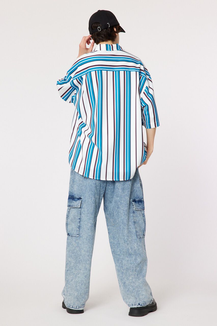 RODEO CROWNS「ランダムストライプシャツ」|シャツ・ブラウス|