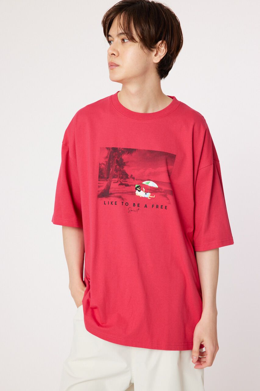 RODEO CROWNS「エンブロイダリーフォト Tシャツ」|Tシャツ・カットソー|D/PNK3