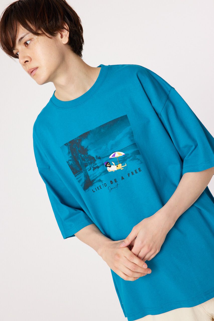 RODEO CROWNS「エンブロイダリーフォト Tシャツ」|Tシャツ・カットソー|D/BLU3