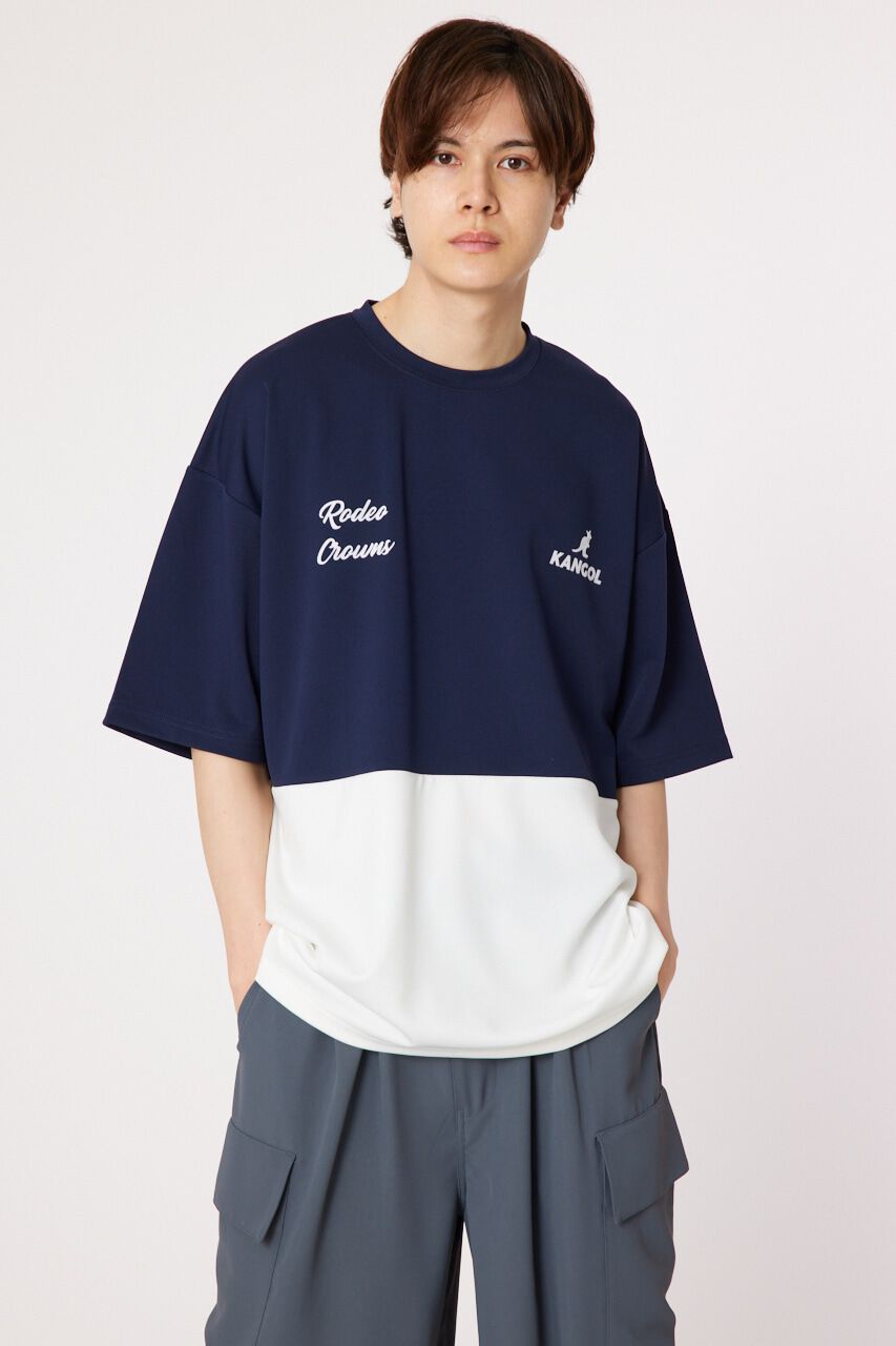 RODEO CROWNS「KANGOL バイカラーTシャツ」|Tシャツ・カットソー|M/NVY7