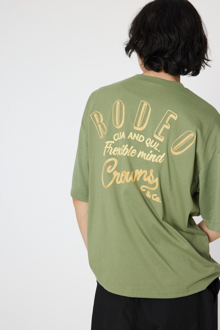 RODEO CROWNS「メンズドッキングロゴニットTシャツ」|ニット・セーター|