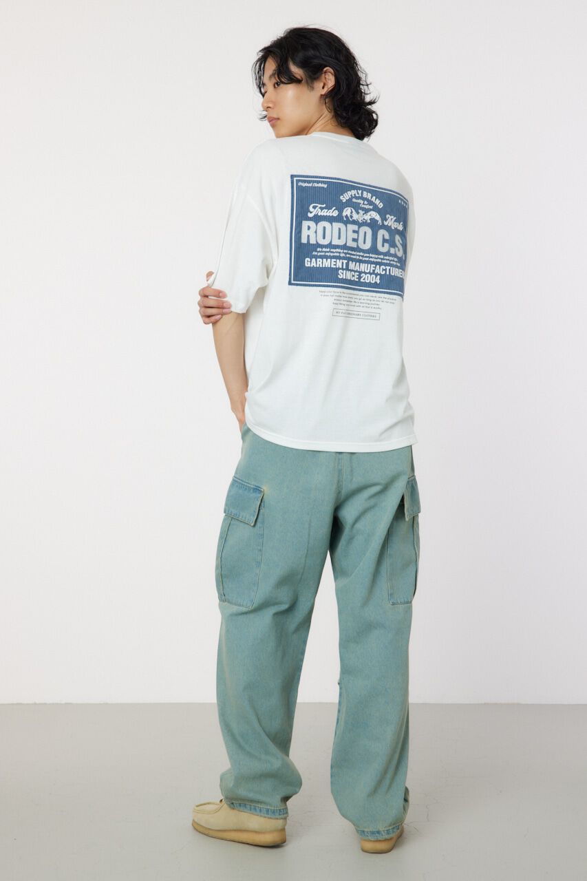 RODEO CROWNS「コーデュロイレーベルTシャツ」|Tシャツ・カットソー|