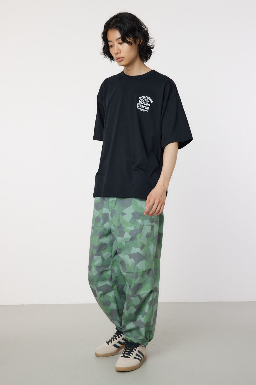 RODEO CROWNS「コーデュロイレーベルTシャツ」|Tシャツ・カットソー|