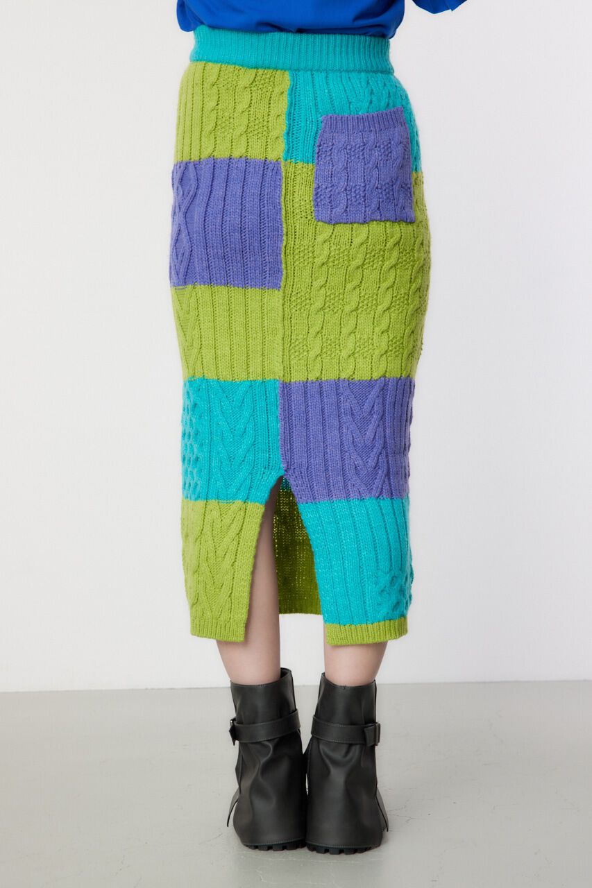 RODEO CROWNS「Custom ケーブルニット スカート」|その他|