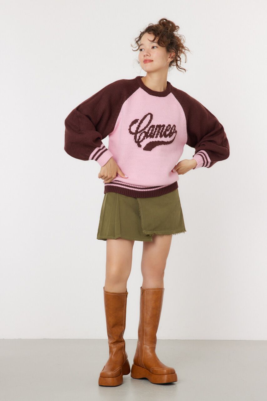 RODEO CROWNS「Cameo ラグランニットトップス」|ニット・セーター|