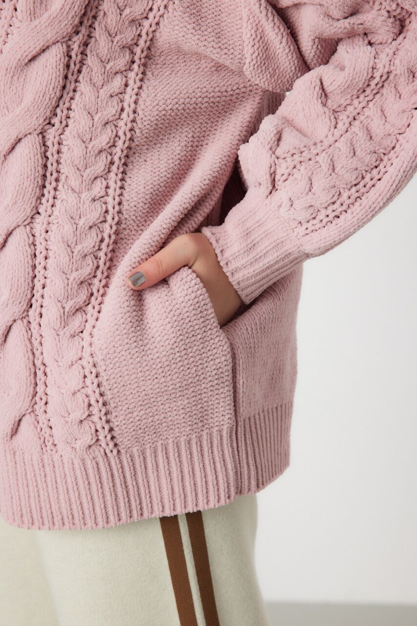 RODEO CROWNS「ロゴモールニットトッパー」|カーディガン|