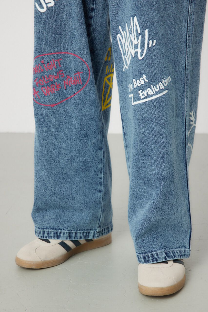 RODEO CROWNS「rakugaki デニムパンツ」|デニム|
