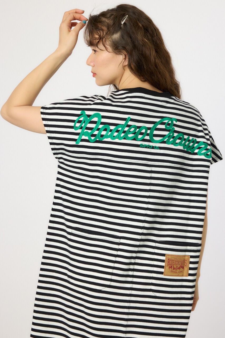 RODEO CROWNS「デニムポケットステッチワンピース」|ワンピース|