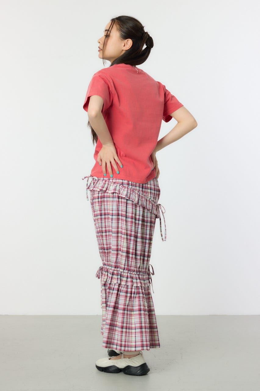 RODEO CROWNS「サマーチェックフリルティアードスカート」|スカート|