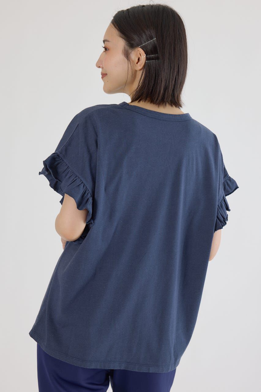 RODEO CROWNS「Vintage Graphicフリル Tシャツ」|Tシャツ・カットソー|