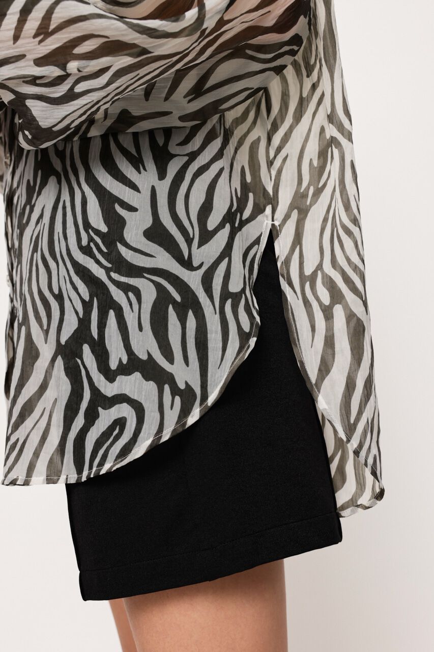 SLY「VOLUME SLEEVE SHEER シャツ」|シャツ・ブラウス|