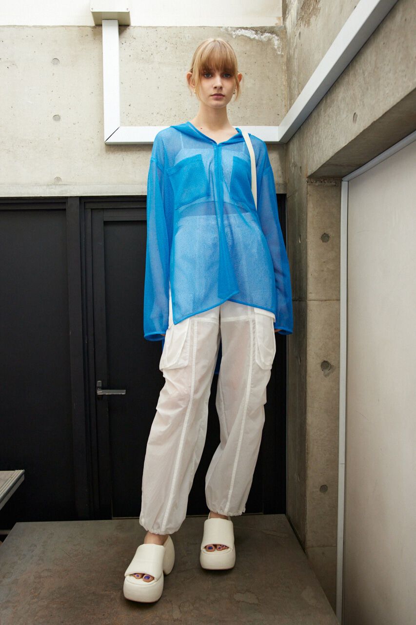 SLY「HOODED MESH ブラウス」|シャツ・ブラウス|