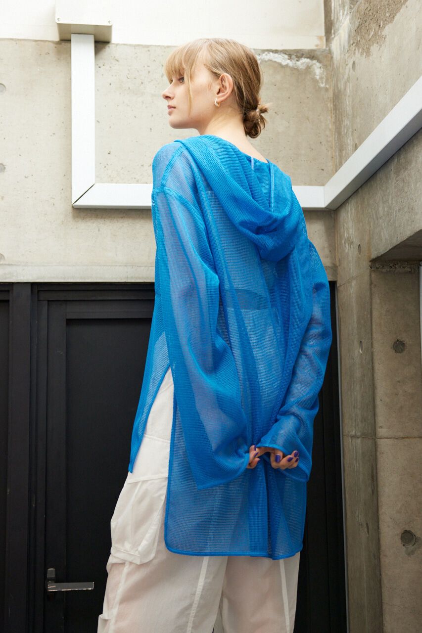 SLY「HOODED MESH ブラウス」|シャツ・ブラウス|