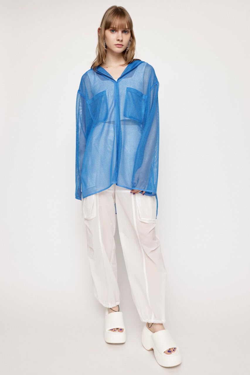 SLY「HOODED MESH ブラウス」|シャツ・ブラウス|