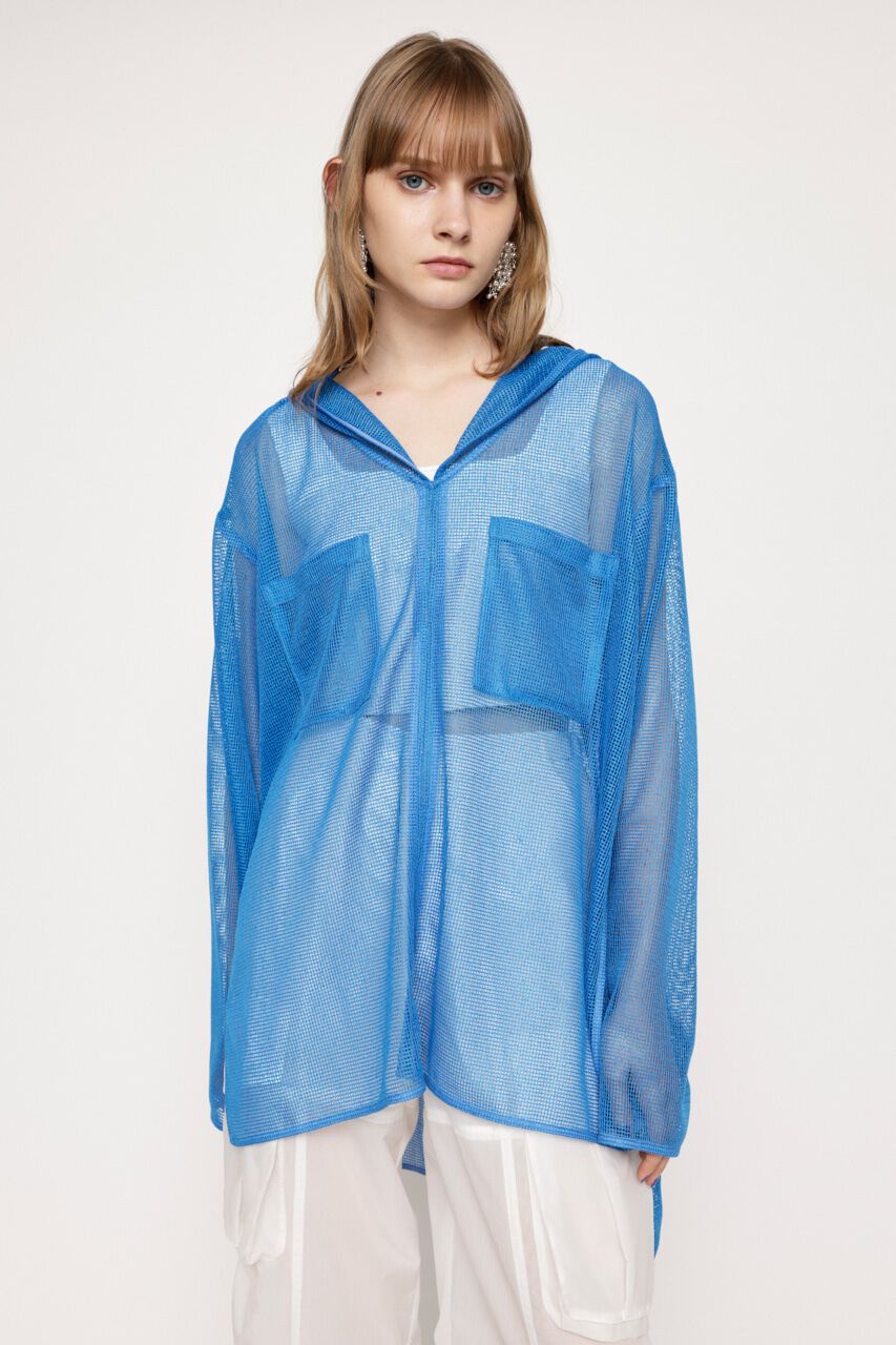 SLY「HOODED MESH ブラウス」|シャツ・ブラウス|