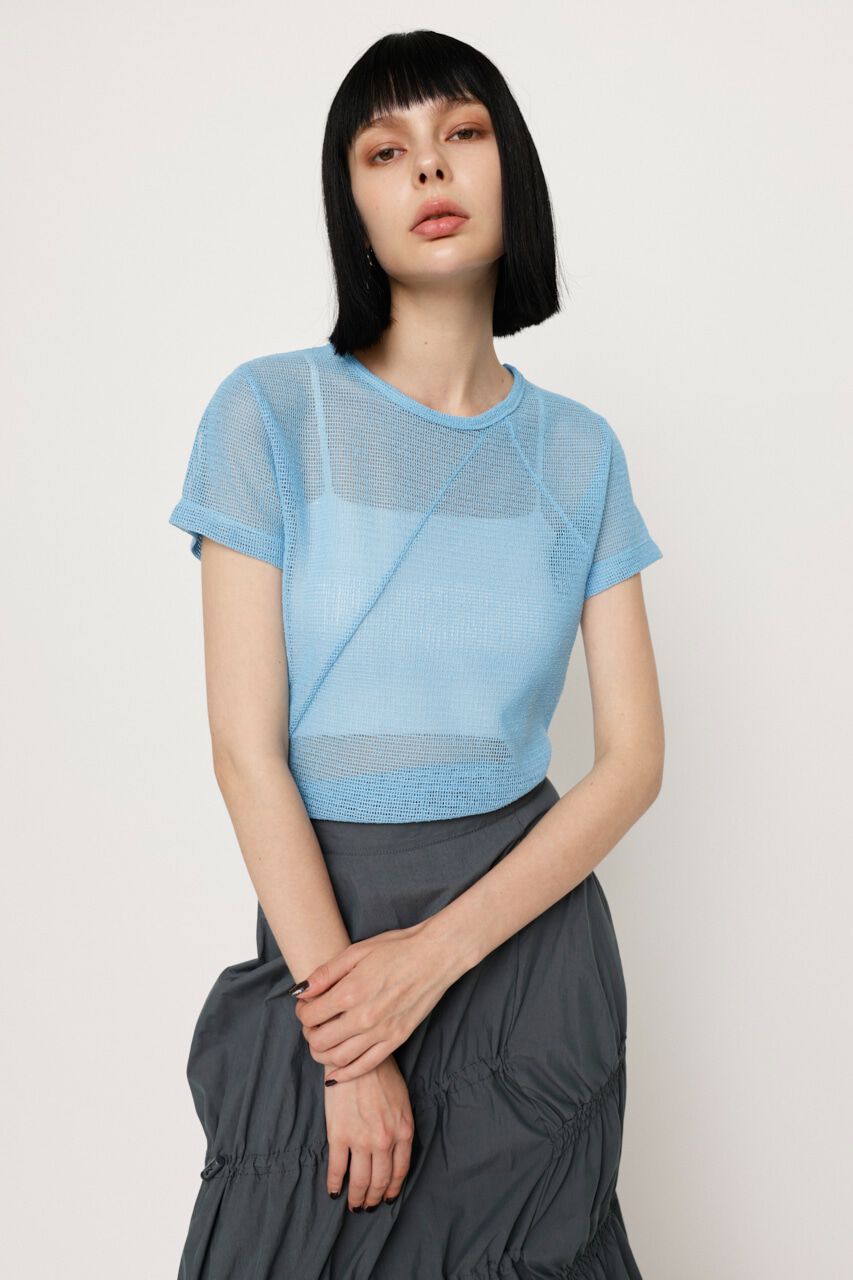 SLY「SHEER MESH Tシャツ」|Tシャツ・カットソー|