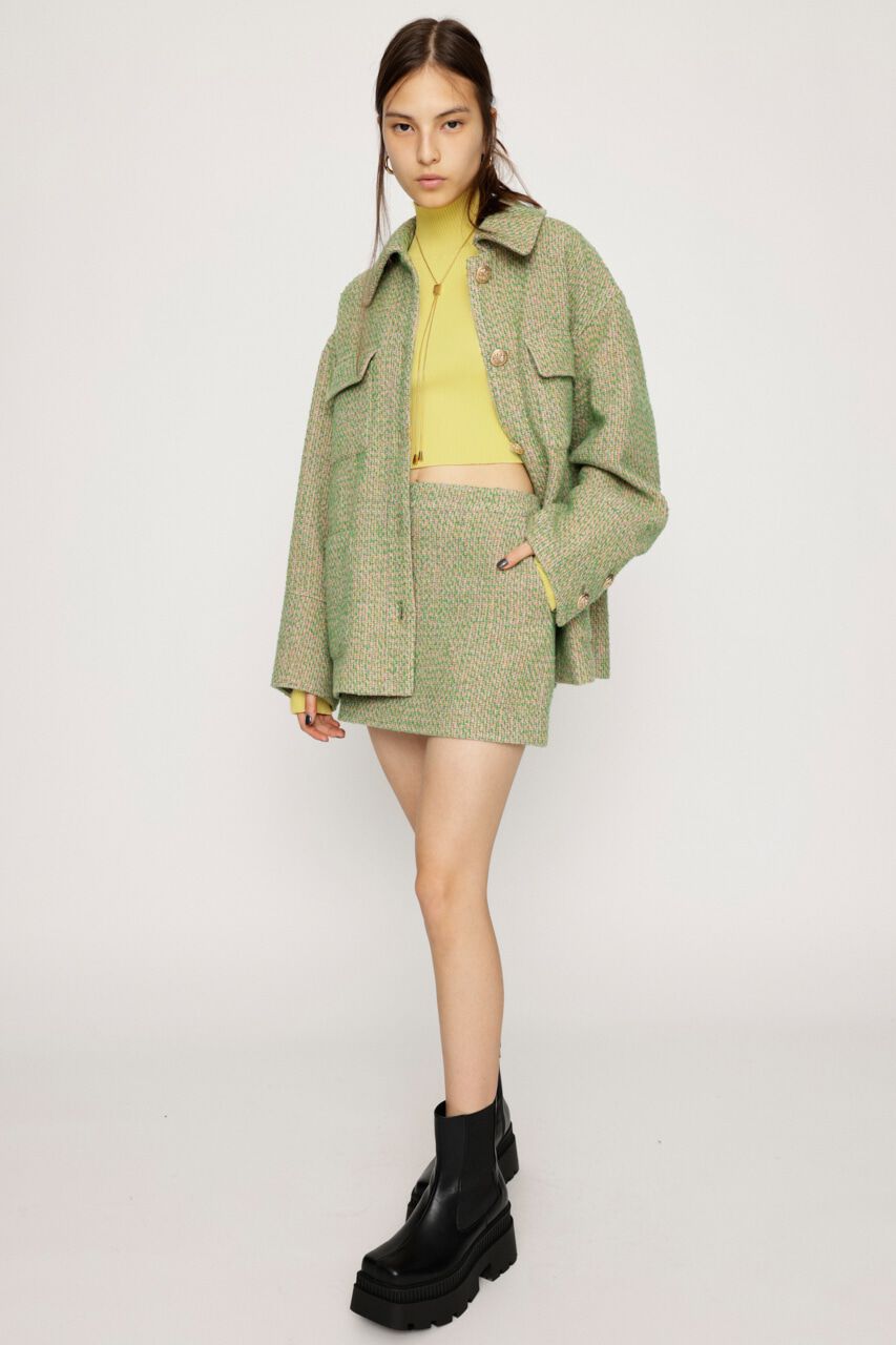 SLY「MULTI COLOR TWEED ショートスカート」|スカート|